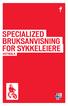 SPECIALIZED BRUKSANVISNING FOR SYKKELEIERE HOTWALK