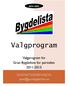 Valgprogram. Valgprogram for Gran Bygdeliste for perioden 2011-2015. KONTAKTINFORMASJON: post@granbygdeliste.no