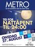 NATTÅPENT TIL 24:00 ONSDAG 27. AUGUST TID FOR -25% -20% -30% -50% -30% -50% TID FOR NATTÅPENT. ROM FOR GODE TILBUD. -30-70%