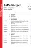 EØS-tillegget. NORSK utgave. til Den europeiske unions tidende. Nr. 27 ISSN 1022-9310. 18. årgang 12.5.2011 I EØS-ORGANER. 1. EØS-komiteen EF-ORGANER