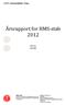 Årsrapport for HMS-stab 2012