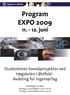 Program EXPO 2009. 11. - 12. juni. Studentenes hovedprosjekter ved Høgskolen i Østfold Avdeling for ingeniørfag