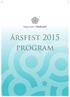 årsfest 2015 program