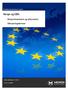 Foreløpig sammendrag av rapport. Norge og EØS: - Eksportmønstere og alternative tilknytningsformer. Menon-publikasjon nr 17/2013. Av Leo A.