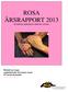 ROSA ÅRSRAPPORT 2013