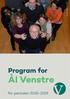 Program for. Ål Venstre