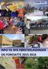 INFO TIL NYE FØRSTEKLASSINGER