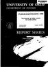 REPORT SERIES UNIVERSITY OF DEPARTMENT OF PHYSICS PUBLIKASJONSLISTE 1995. Vitenskapelige og faglige arbeider fra Fysisk institutt. Mottatt: 1996-04-15