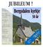 JUBILEUM! Bergsdalen kyrkje Foto: S Ulvund