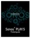 Sonos PLAY:5. Produktguide