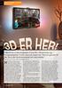 gruppetest // bilde 3D-flatskjermer Tekst og Foto: Jørn Finnerud (jorn.finnerud@hl-media.no) Hjemmekino var først ute med 3D
