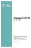 Årsrapport 2014 For Siva SF