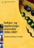 INNHALDSLISTE. Søkjar- og opplæringsstatistikk 2006-2007, side 1 av 69