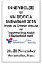 INNBYDELSE til NM BOCCIA Individuelt 2015 Moss og Omegn Boccia og Teppecurling klubb I Samarbeid med