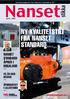 Nanset. NY KVALITETSTILT FRA NANSET STANDARD side 5. stikka NANSET STANDARD ÅPNER I ROGALAND 25 ÅR MED HITACHI ÅPNINGSFEST I LILLESTRØM. www.nanset.