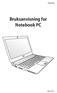 NW6566. Bruksanvisning for Notebook PC