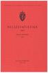 HELSESTATISTIKK NORGES OFFISIELLE STATISTIKK XII 180 HEALTH STATISTICS 111. ÅRGANG. 111th Issue STATISTISK SENTRALBYRÅ OSLO 1965