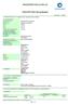 SIKKERHETSDATABLAD. PARAFINVOKS fast og flytende. PARAFINVOKS fast og flytende Parafinvoks fast og flytende. CnH2n+2