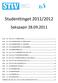 Studenttinget 2011/2012