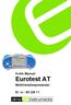 Kvikk Manual. Eurotest AT. Multiinstallasjonstester. El. nr.: 80 229 11