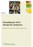 Årsmelding for 2014 - Divisjon for smittevern. Oppsummering av de viktigste aktivitetene