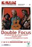 Double Focus. Afrikanske dikt og afrikansk musikk = Rytmisk poesi = Historieforteljing gjennom musikk. Konsert for 8. - 10.