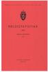 HELSESTATISTIKK 112. ÅRGANG HEALTH STATISTICS NORGES OFFISIELLE STATISTIKK XII 196 STATISTISK SENTRALBYRÅ. 112th Issue