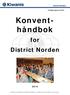 Konventhåndbok. for. District Norden. District Norden. Foreløpig utgave; jan 2014