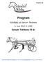 Program. lokalløp på Senum Tråvbane. Senum Tråvbane 20 år. 1. mai 2012 kl 1300. Velg Setesdal Tråvlag som din Grasrotmottaker (Org nr 995294613)