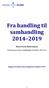 Fra handling til samhandling 2014 2019