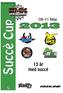 Vi har gleden av å innby til Succé Cup 2013