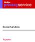 Utgitt oktober 2005 / McAfee Privacy Service -programvare versjon 8.0