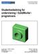 Studentveiledning for undervisning i SolidWorks - programvare