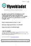 MEDLEMSBULLETIN FOR NORSK FLYMEDISINSK FORENING