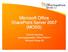 Microsoft Office SharePoint Server 2007 (MOSS)