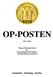 OP-POSTEN. Samhold Erfaring - Styrke NR. 1 2010. Norges Veteranforbund for Internasjonale Operasjoner avdeling Bergen og omland