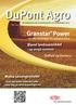 DuPont Agro. Granstar Power - norske erfaringer fra suksess-intro. Bland lavdosemiddel. Motta sesongnyheter. DuPont og Danisco. - og unngå resistens