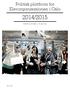 !!!!!!!!!!! Politisk plattform for Elevorganisasjonen i Oslo 2014/2015. Vedtatt av årsmøtet, 7.-8. april 2014 !!!!! Side 1 av 8