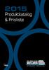 Produktkatalog & Prisliste. Gjelder fra 02.01.2015