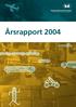 Årsrapport 2004. Transportøkonomisk institutt Stiftelsen Norsk senter for samferdselsforskning