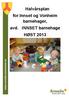 Halvårsplan for Innset og Vonheim barnehager, avd. INNSET barnehage HØST 2013
