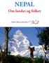 NEPAL. Om landet og folket