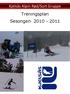 Kjelsås Alpin Rød/Sort Gruppe Treningsplan Sesongen 2010-2011