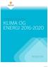 KLIMA OG ENERGI 2016 2020