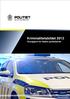 Kriminalitetsbildet 2013. Årsrapport for Salten politidistrikt