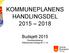 KOMMUNEPLANENS HANDLINGSDEL 2015 2018. Budsjett 2015 Pressekonferanse Rådmannens forslag 06.11.14