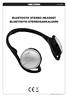 Bluetooth Stereo headset Bluetooth-stereosankaluuri