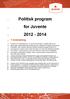 Politisk program for Juvente 2012-2014
