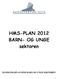 HMS-PLAN 2012 BARN- OG UNGE sektoren