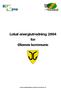 Lokal energiutredning 2004 for Øksnes kommune